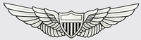 Army Aviator Wing (Basic) Decal - HATNPATCH
