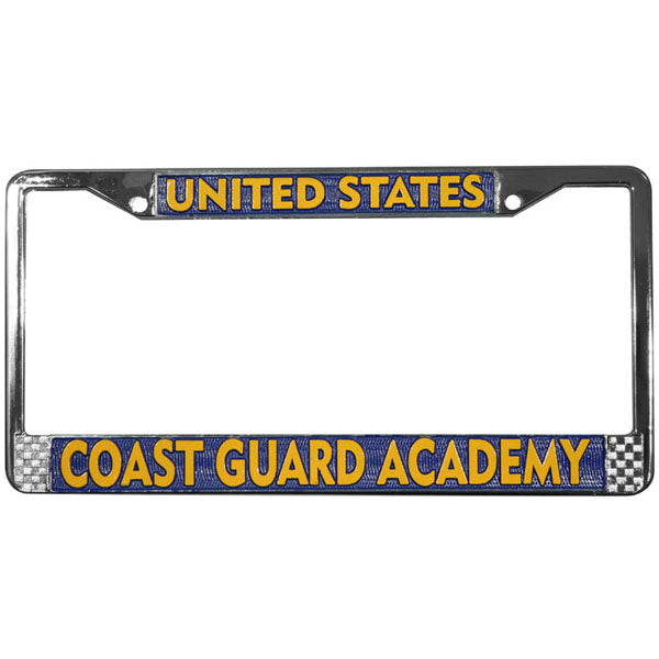 United States Coast Guard Academy License Plate Frame - HATNPATCH