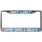 Get Lost Support Search And Rescue USCG License Plate Frame - HATNPATCH