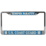 Semper Paratus U.S. Coast Guard License Plate Frame - HATNPATCH
