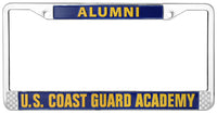 Alumni U.S. Coast Guard License Plate Frame - HATNPATCH