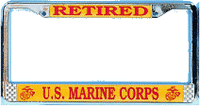 U.S. Marine Corps Retired LP Frame - HATNPATCH