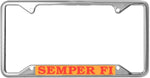 Semper Fi License Plate Frame - HATNPATCH