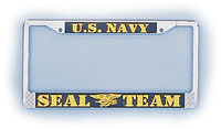 U.S. Navy Seal Team License Plate Frame - HATNPATCH