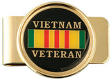 Vietnam Veteran Ribbon Money Clip - HATNPATCH