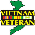 Vietnam Veteran w/Ribbons Patch - Large - HATNPATCH