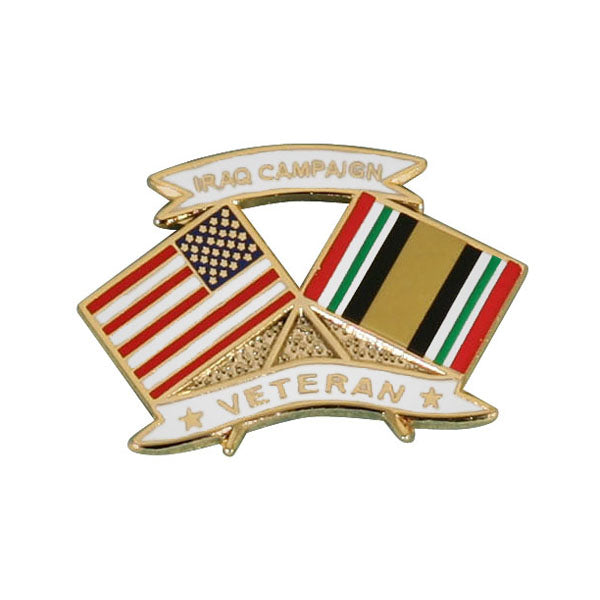 Operation Iraqi Freedom Flags Hat Pin - HATNPATCH