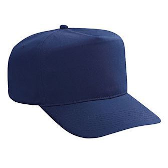 Blank Navy Blue Golf Style Hat - Main Image