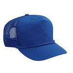 Blank Royal Blue Mesh-back Trucker Hat - HATNPATCH