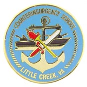 Navy CounterInsurgency School Little Creek VA Hat Pin - HATNPATCH