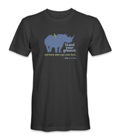 World Rhino Day “Stand Your Ground” Fundraiser T-Shirt - HATNPATCH