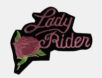 Lady Rider Patch - Pink - HATNPATCH
