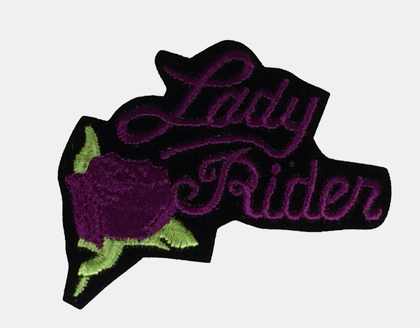 Lady Rider Patch - Purple - HATNPATCH