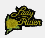Lady Rider Patch - Yellow - HATNPATCH