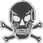 BLACK SKULL--SMALL PATCH - HATNPATCH