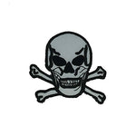 WHITE SKULL--SMALL PATCH - HATNPATCH