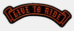 Live To Ride Rocker Patch - Small - HATNPATCH