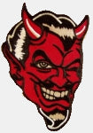 Winking Devil Head Patch - HATNPATCH