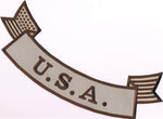 Large USA Bottom Rocker Patch - HATNPATCH