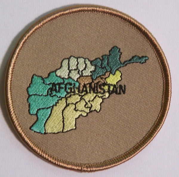 AFGHANISTAN MAP PATCH - HATNPATCH