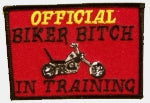OFFICIAL BIKER BITCH IN TRAINING PATCH - HATNPATCH