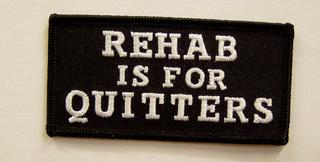 Rehab Is For Quitters Patch - HATNPATCH