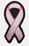 LIGHT PINK RIBBON BREAST CANCER AWARENESS PATCH - HATNPATCH