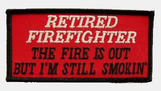 RETIRED FIREFIGHTER PATCH– HATNPATCH