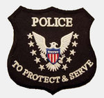 POLICE TO PROTECT & SERVE PATCH - HATNPATCH