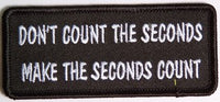 DON'T COUNT THE SECONDS PATCH - HATNPATCH