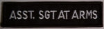 ASST. SGT. AT ARMS PATCH - HATNPATCH