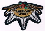 AMERICAN SPIRIT SKULLS WITH FEATHERS PATCH - HATNPATCH