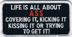 LIFE IS ALL ABOUT ASS PATCH - HATNPATCH