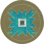 Southwestern Design Round Patch - HATNPATCH