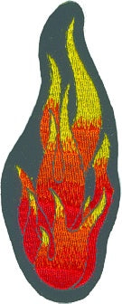 Flames - Medium Patch - HATNPATCH