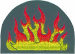 Flames Rounded - Large Patch - HATNPATCH