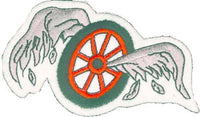 Winged Wheel Patch - Large - HATNPATCH