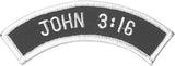 John 3:16 Rocker Patch - HATNPATCH