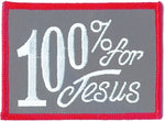 100% For Jesus Patch - HATNPATCH