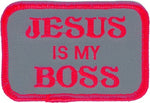 Jesus Is My Boss Patch - HATNPATCH