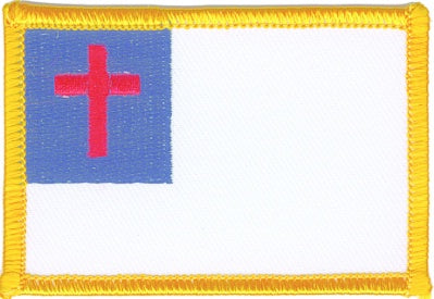 Christian Flag Patch - Large - HATNPATCH