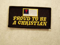 Proud To Be A Christian Patch - HATNPATCH