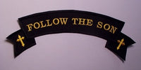 Follow The Son Biker Style Rocker Patch - HATNPATCH