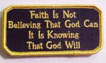 FAITH IS NOT BELIEVING THAT GOD CAN PATCH - HATNPATCH