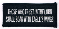 Those Who Trust The Lord Shall Soar With Eagle's Wings Patch - HATNPATCH