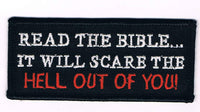 Read The Bible It Will Scare The Hell Out Of You Patch - HATNPATCH