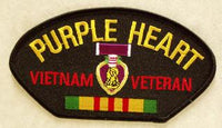 Purple Heart Vietnam Veteran Patch - HATNPATCH