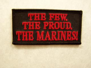 The Few, The Proud, The Marines Patch - HATNPATCH