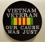 Vietnam Veteran Our Cause Was Just Patch - HATNPATCH