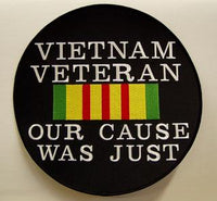 Vietnam Veteran Our Cause Was Just Large Patch - HATNPATCH